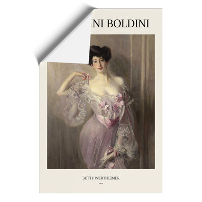 Portrait of Betty Wertheimer Print by Giovanni Boldini - Frameless Print