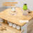 Kitchen Island With Storage Cabinet And 2-Level Rubber Wood Tabletop, Island Table With Adjustable Shelves And Drawers, Kitchen Island