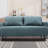 Lawson 61 Inch Wide Fabric Convertible Loveseat Sleeper With Pillows For Versatile Living Spaces-485450845