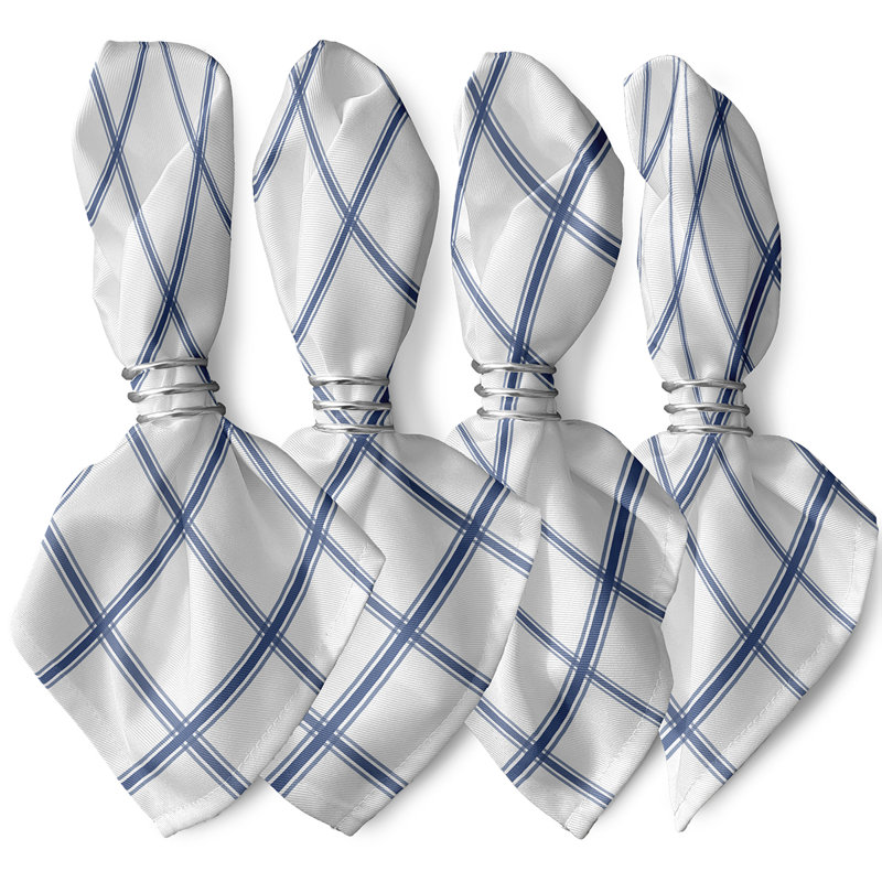 Laoch Geometric Napkins, Blue