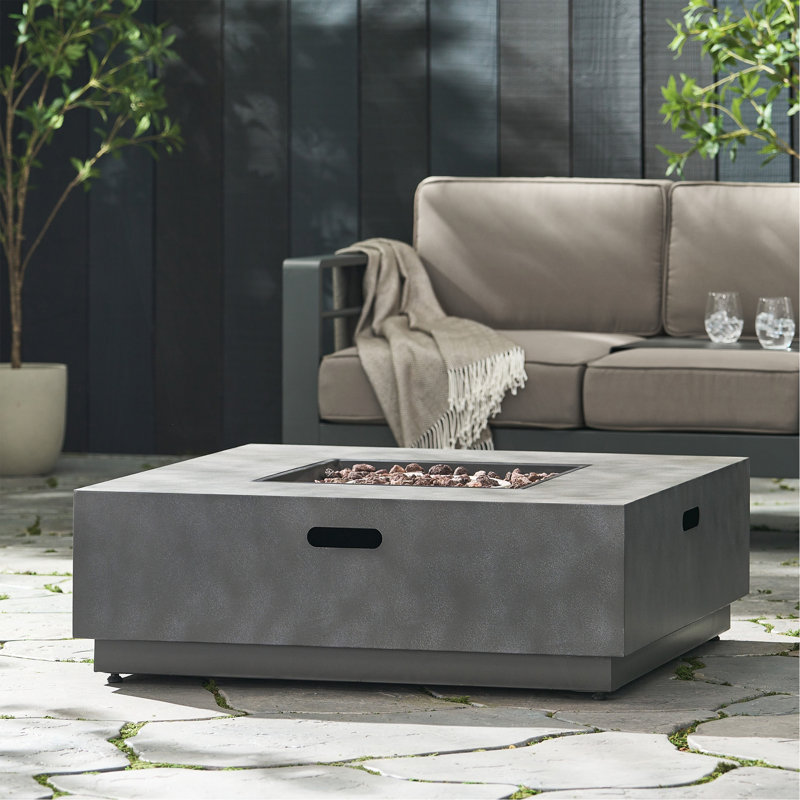 Fer carré PIT-50 000 BTU, Gris Pierre