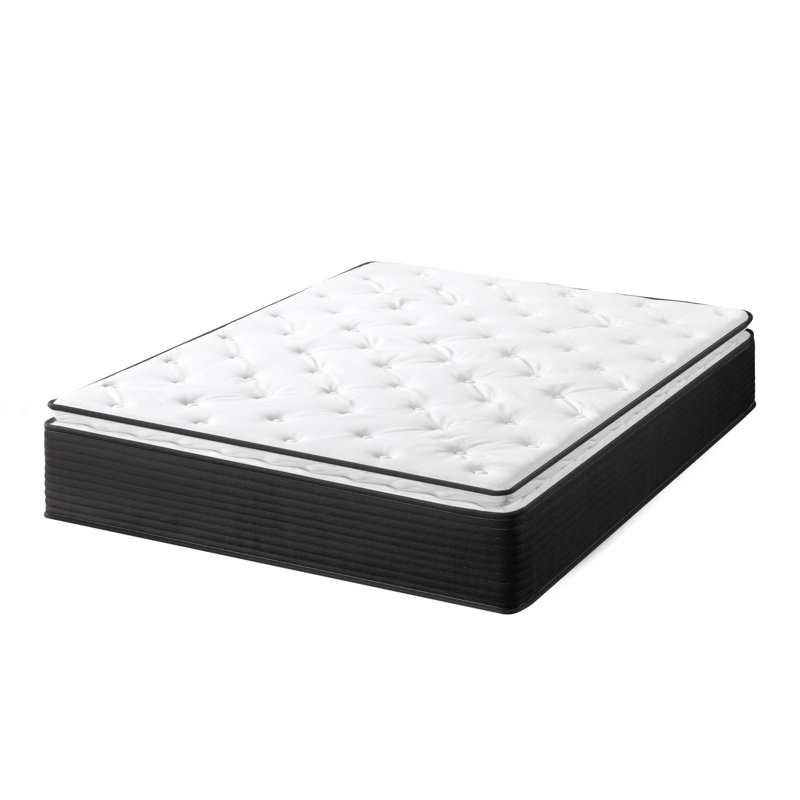 Wayfair Sleep™ 12" Plush Pillow Top Hybrid Mattress, Queen