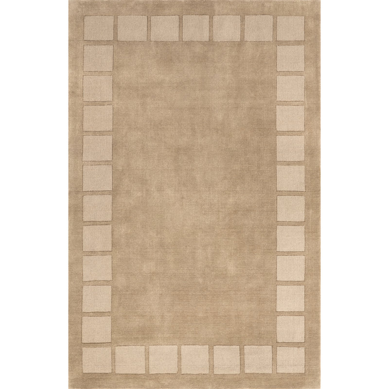Tapis en mélange de laine Milchan, Rectangle 4 pi x 6 pi