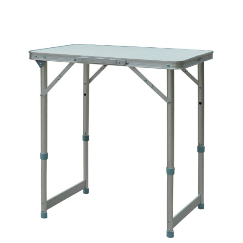 Outsunny 23" Folding Camping Table, Portable Lightweight Height Adjustability Handle