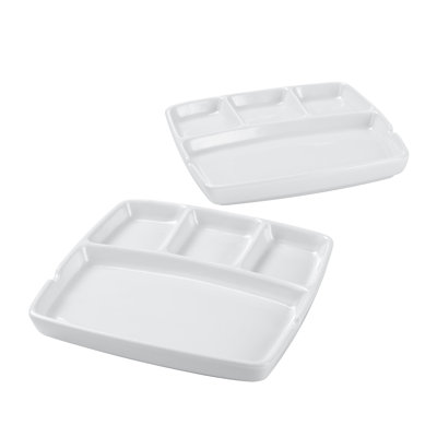 Ensemble de 2 assiettes à fondue Salton