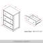 Armoire 3 tiroirs en brun-1741255403