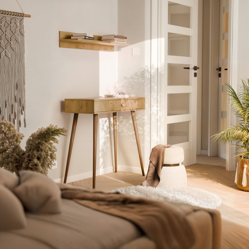 90 cm W Console Table, CRAFT OAK, CRAFT OAK, CRAFT OAK