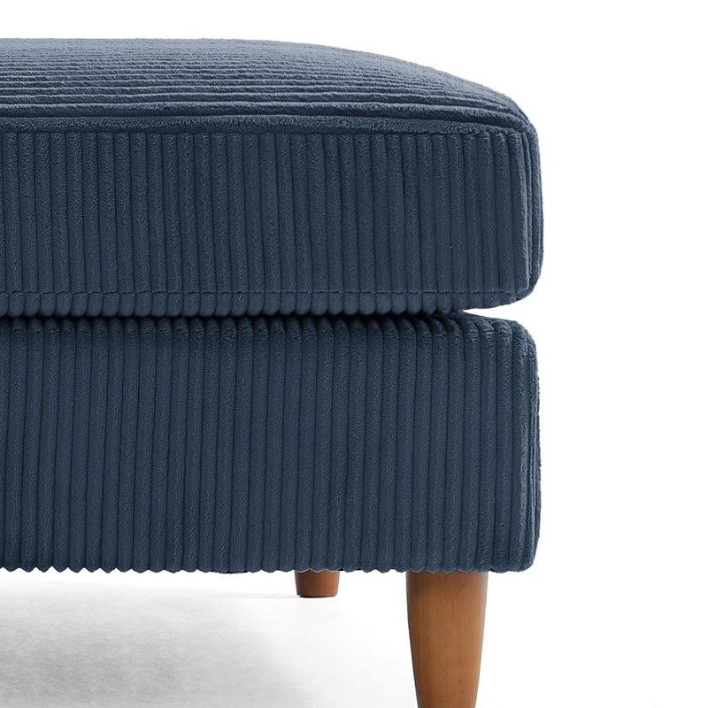 Corduroy Seating Component, 92.2cm H x 306.3cm W x 201.2cm D