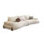 Coussin de canapé modulaire ivoire 100% polyester-489699511-489699510-489699468
