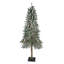 Arbre de Noël artificiel enneigé 6 pi avec lumières Leiah