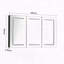 48" LED Mirror Medicine Cabinet with Lights, Defogger, and USB