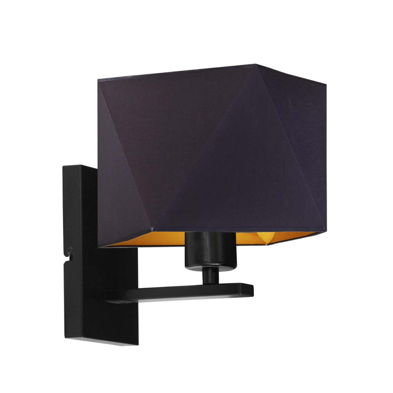 Zumbrota Steel Armed Sconce, Black