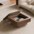 31.5" Square Solid Wood Coffee Table with Hidden Storage Sopace-1202760596