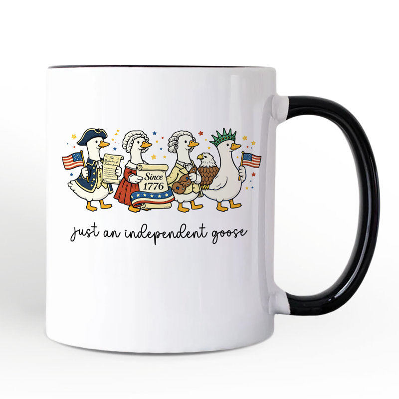 Tasse patriotique «Just An indépendant», cadeau de liberté du 4 juillet