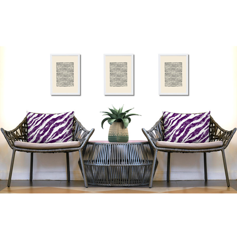 Coussin intérieur / extérieur Juno, 20x14, Purple
