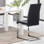 Amelie-Grace Faux Leather Upholstered Armless Dining Chair-1725966924