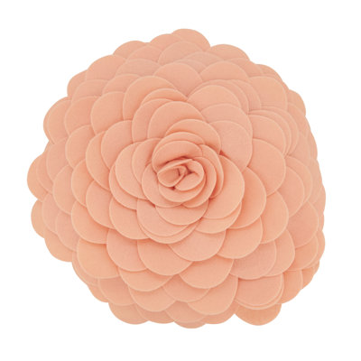 FlowerFloral Round Throw Pillow