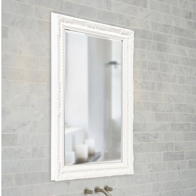 Solid Wood Frame Rectangle Wall Mirror