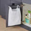 Porte-sac de cuisine en plastique noir mat