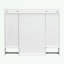 Meuble-lavabo de salle de bain avec lavabo supérieur, barre à serviettes, 2 portes à fermeture douce et 6 tiroirs-1534387434
