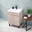 Meuble-lavabo simple 24 po gris
