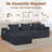 Boneless Modular Sectional Sofa with L-Shape Chaise, Corduroy Boneless Couches for Living Room, No Assembly,-1636501912