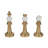 Kendralyn 3 Pieces Turin Gold Chess Pieces