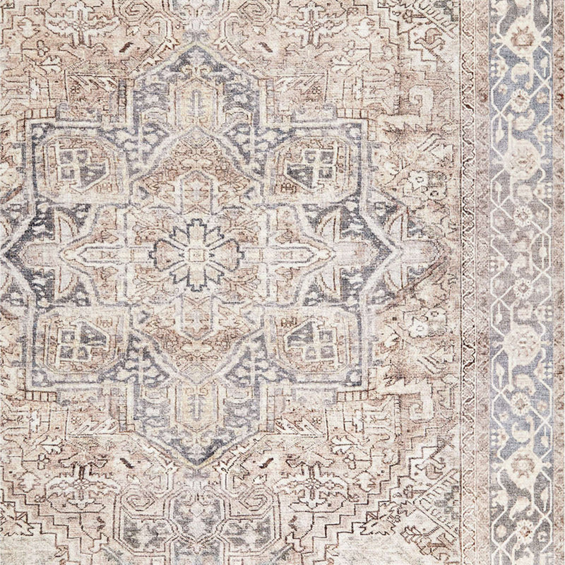 Bergen Persian Medallion Area Rug, Rectangle 1'10" x 2'10"