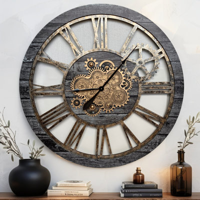 Solid Wood Wall Clock