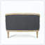 Causeuse moderne pour chambre à coucher avec revêtement confortable et structure robuste