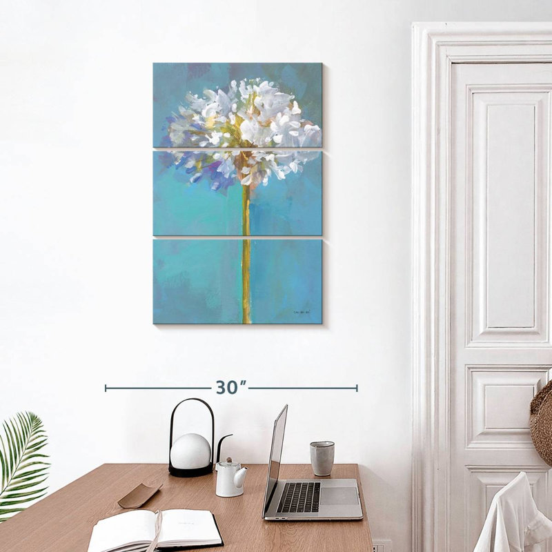 Harnek moderne floral III, H 32 po x l 20 po