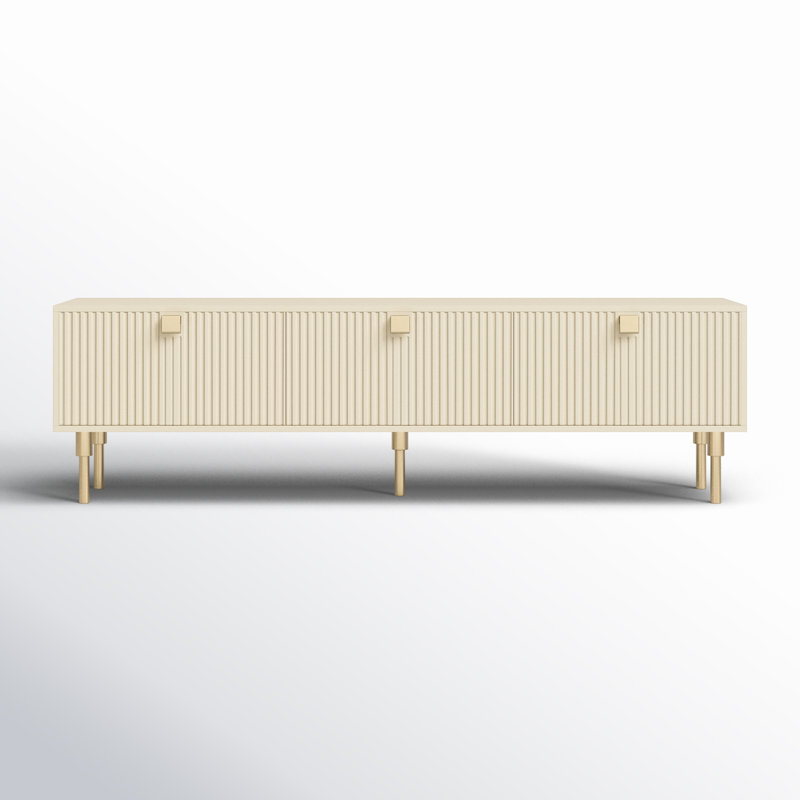 Meuble télé 70,9 po avec finition mate, Magnolia