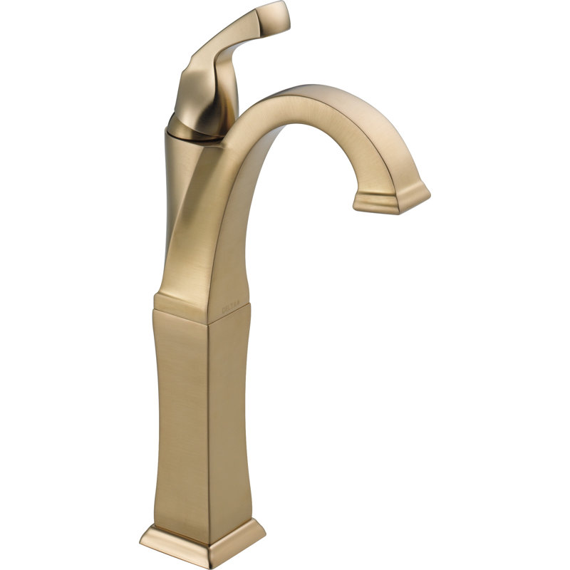 Robinet pour salle de bain à trou unique Dryden ™ et technologie Diamond Seal ™, Bronze champagne lustré