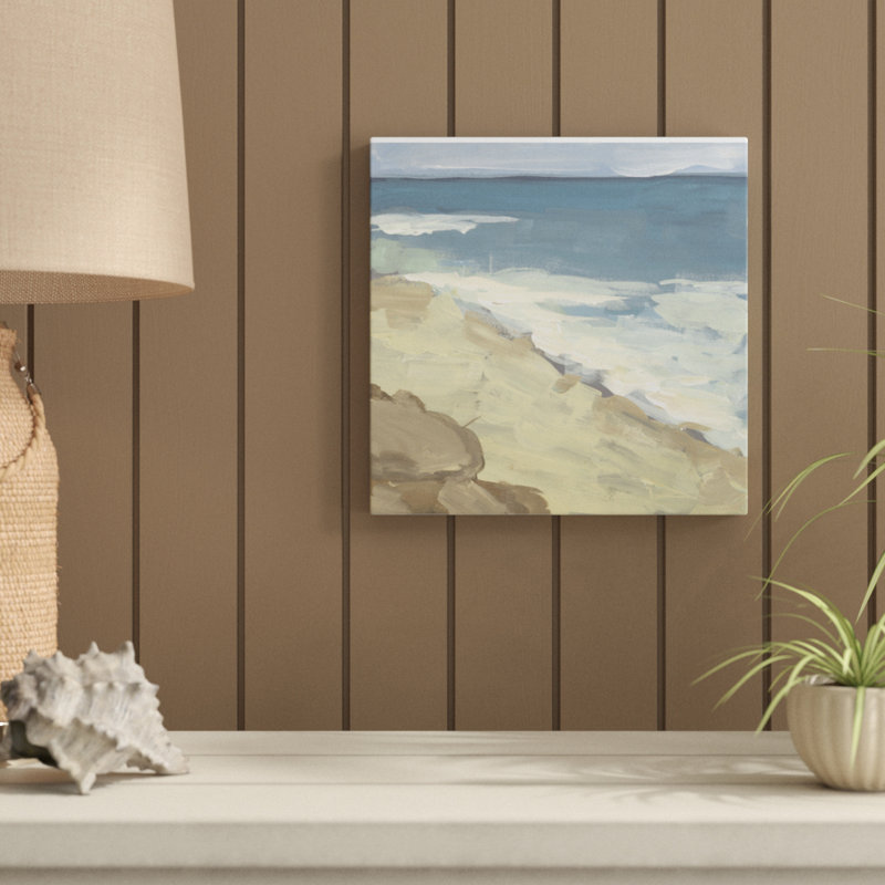 «Oceanside I» par Melissa Wang - Toile tendue, H 12 po x l 12 po