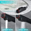 Robinet rotatif escamotable - Robinet de lavabo de salle de bain à un trou avec bec relevable et modes de jet doubles-115811210