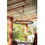 Sawyer 38" Twelve-Light Outdoor Candle Chandelier w/ Clear Seedy Glass Shades