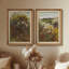 «Expressive Wild Meadow Floral Landscape», ensemble de 2 reproductions d'art encadrées sur papier de qualité supérieure 26 po x 36 po-126436949