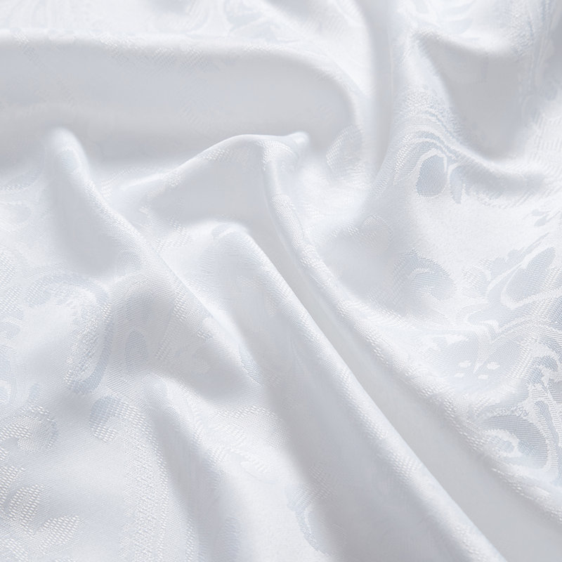Corson Woven Jacquard Damask 17"x17" Napkin, White