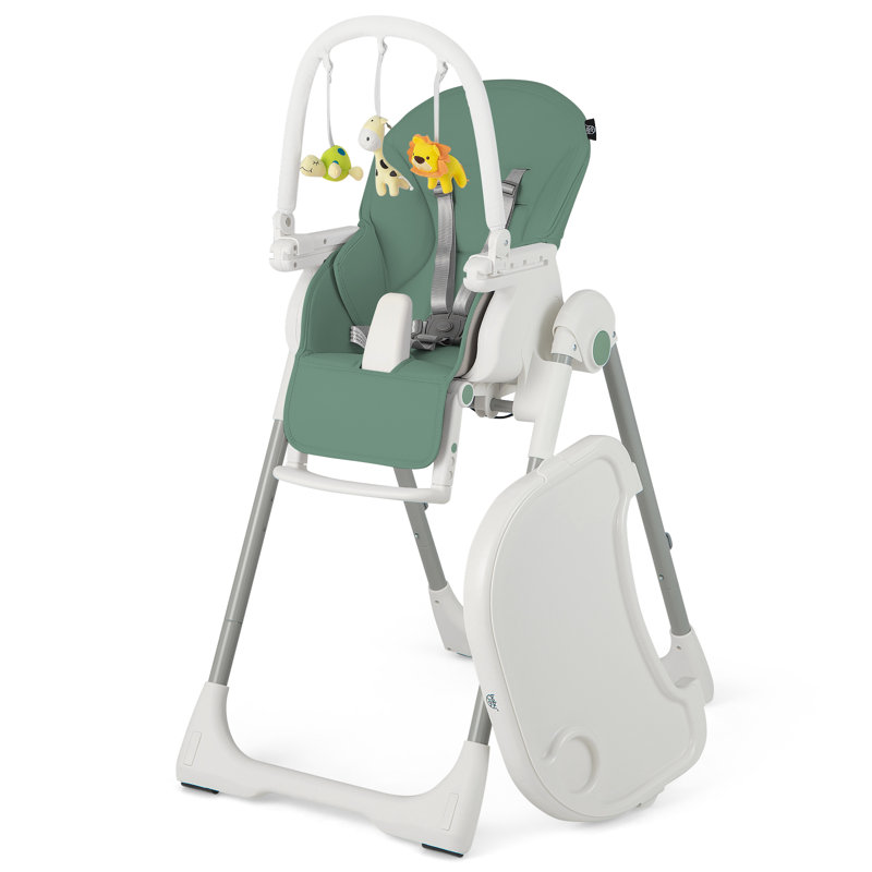 High Chair, Green/White