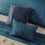 Ensemble d'édredon brodé 7 pièces bleu marine-127671392-127671394