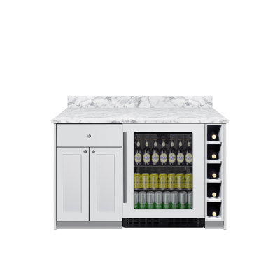 Summit Appliance Mesa Turnkey Dry Bar with Beverage Center and Storage,  ADA Height — FIN-0014855 | Fridge.com