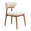 Chaise en cèdre blanc et noyer