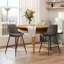 Tabourets de bar / de comptoir Mid-Century l 17,7 po x P 15,7 po Borna avec structure et repose-pieds en acier-825573022-825361133