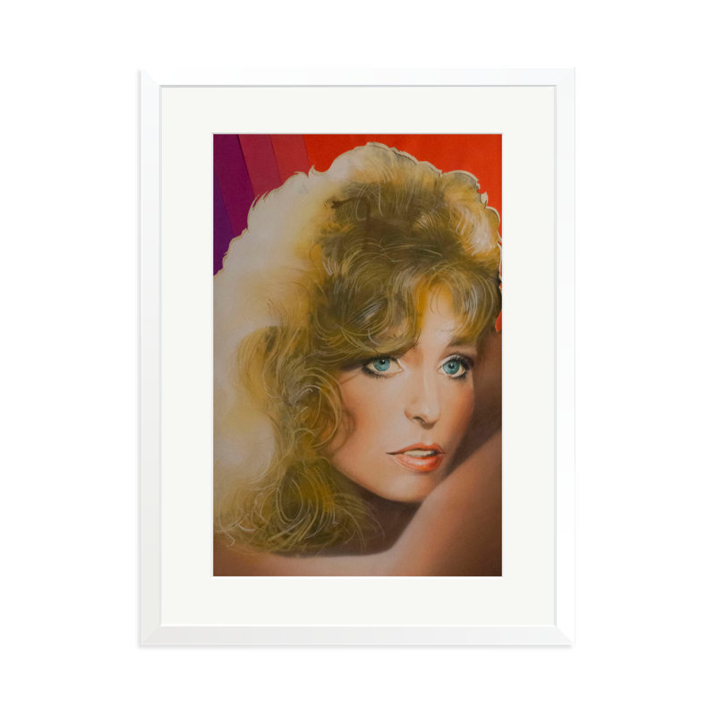 Farrah Fawcett, Interview Magazine, White, 31" H x 23" W