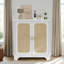 Buffet en rotin pour salon, console standard en rotin