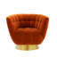 Upholstered Swivel Barrel Chair-51309110