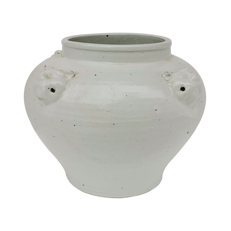 Handmade Table Vase, White