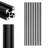 Black T Slot Aluminum Extrusion for 3D Printer and CNC