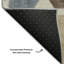 Tapis géométrique de qualité supérieure lavable à la machine Ralston AMF1950-458548574