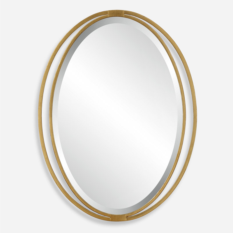 Heatherlynn Gold Oval Mirror